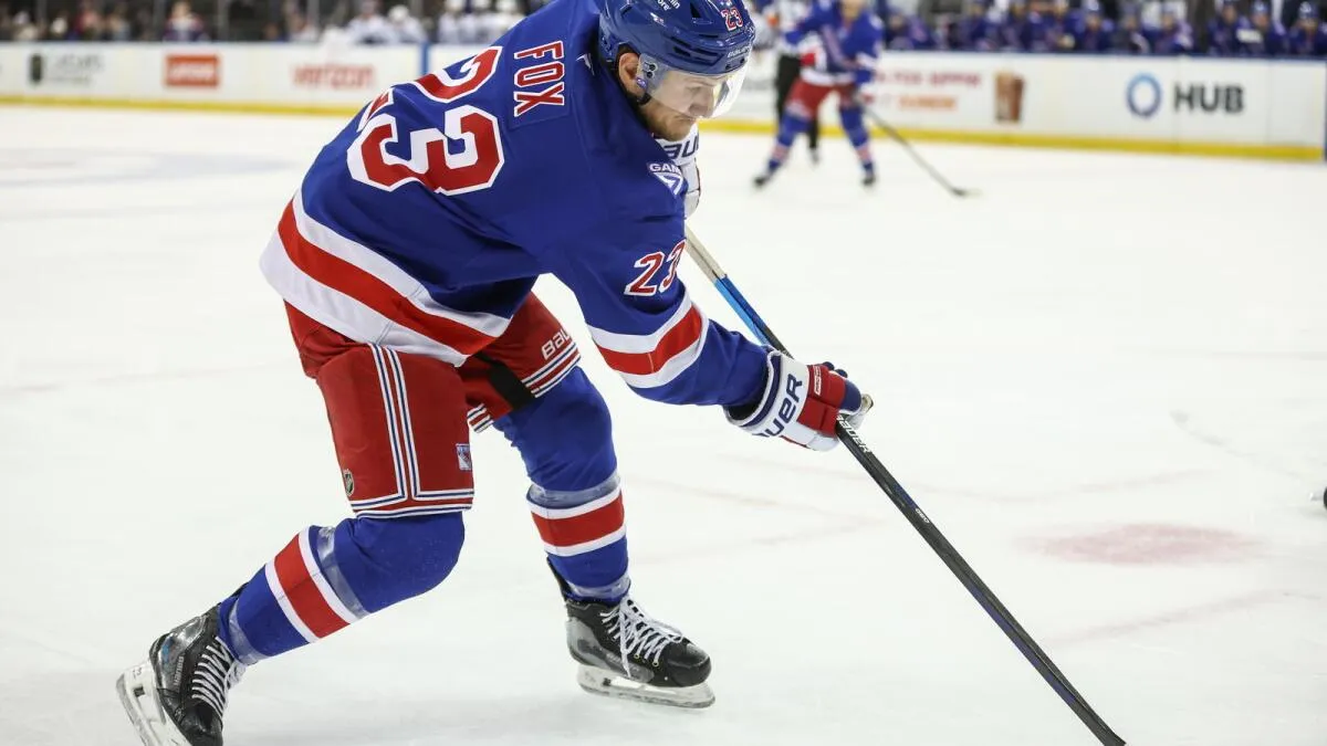 Adam Fox upper body injury places Rangers star on long-term injured reserve in 2025 - Article Analysis sur NHL Insight