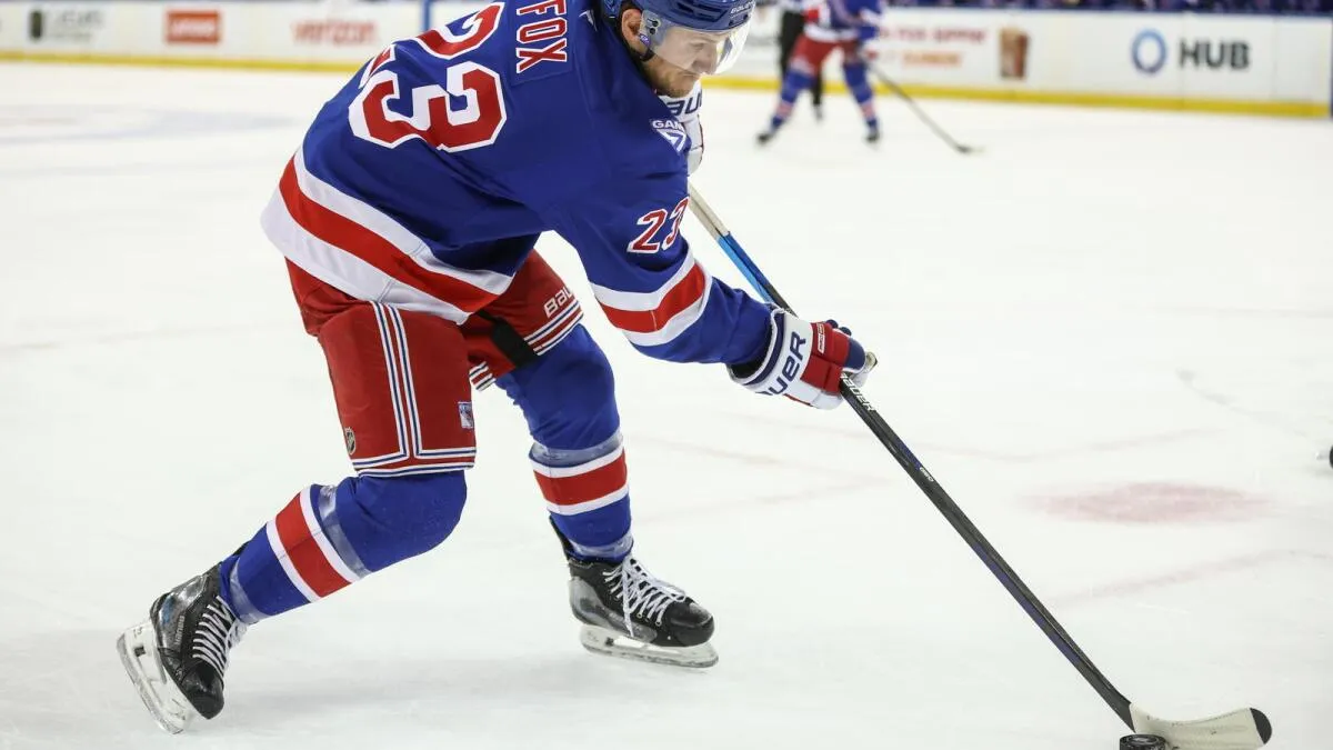 Adam Fox long-term injured reserve upper body injury Rangers: A major blow to New York's playoff hopes - Article News sur NHL Insight