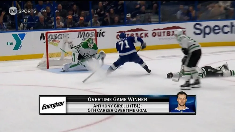Anthony Cirelli's overtime heroics lift Lightning to 2-1 win over Stars - Article News sur NHL Insight