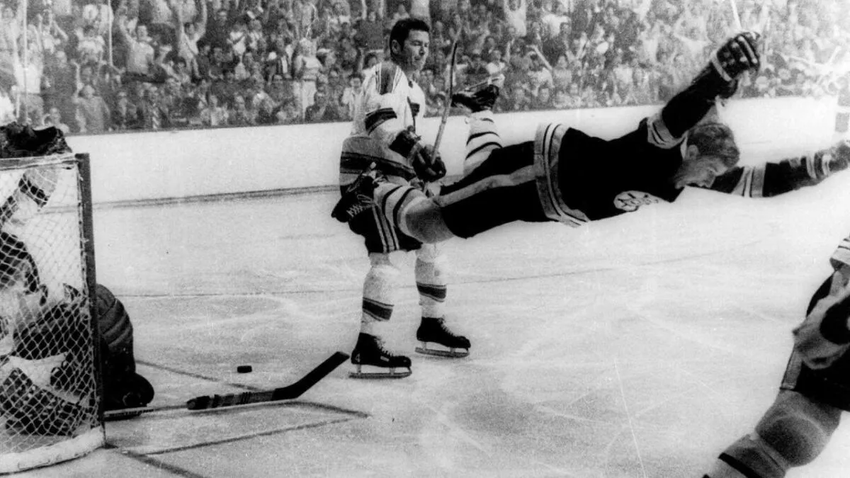 Bobby Orr flying goal 1970 Stanley Cup Final: The moment that redefined hockey history - Article News sur NHL Insight