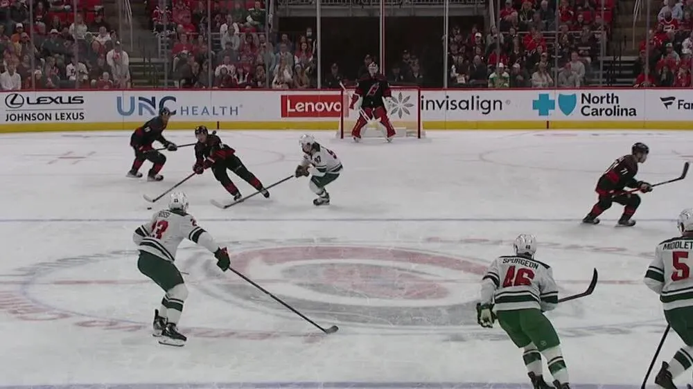 Carolina Hurricanes Stave Off Minnesota Wild 4-3 in a Thrilling Home Win - Article News sur NHL Insight