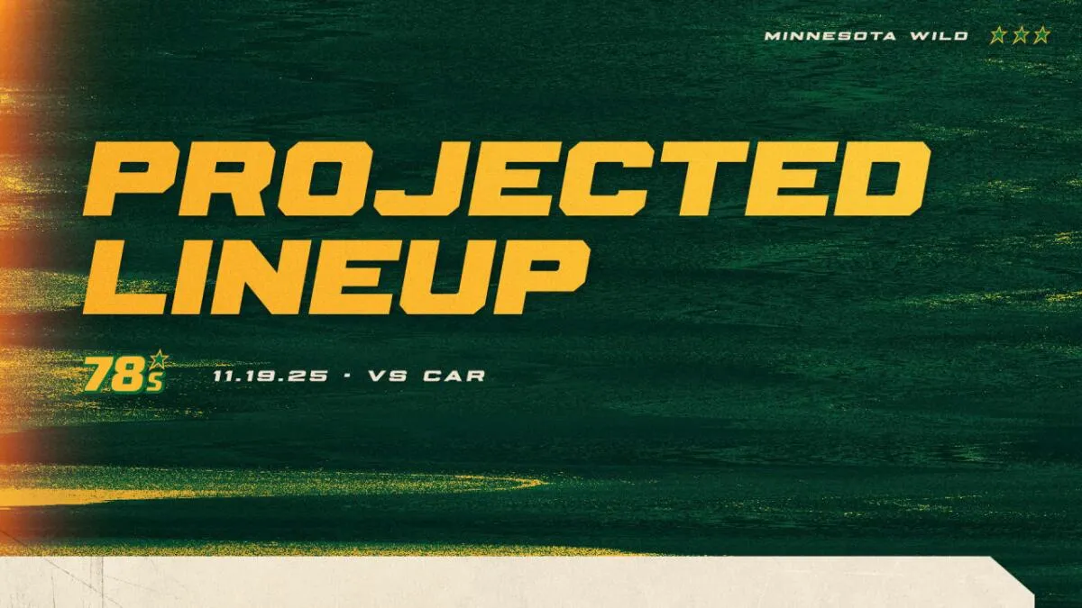 Carolina Hurricanes vs Minnesota Wild projected lineup November 19, 2025: early forecast, injury updates and tactical notes - Article News sur NHL Insight