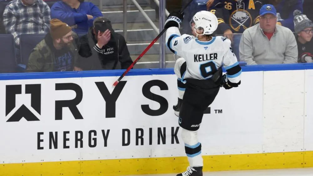 Clayton Keller leads Utah Mammoth to 2-1 overtime win over Buffalo Sabres - Article News sur NHL Insight