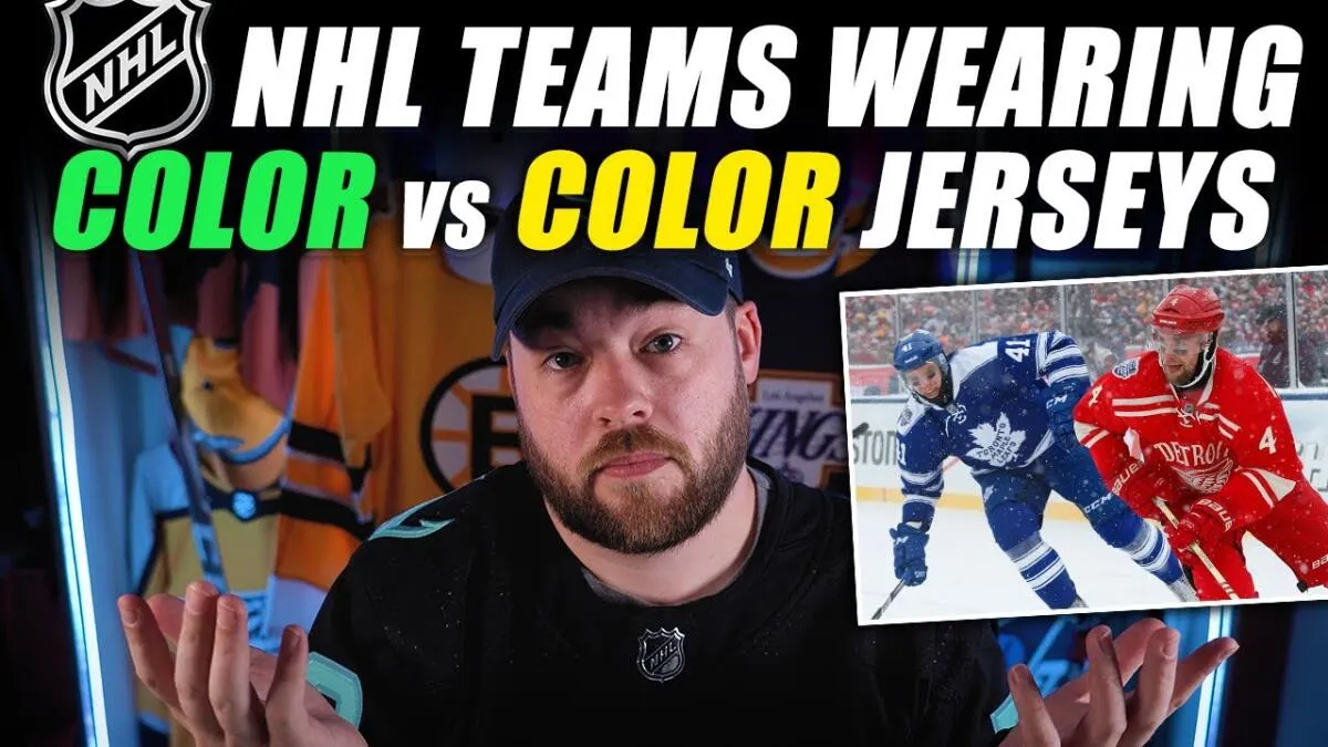 Why NHL color vs color jersey matchups are making a comeback in 2025 - Article News sur NHL Insight