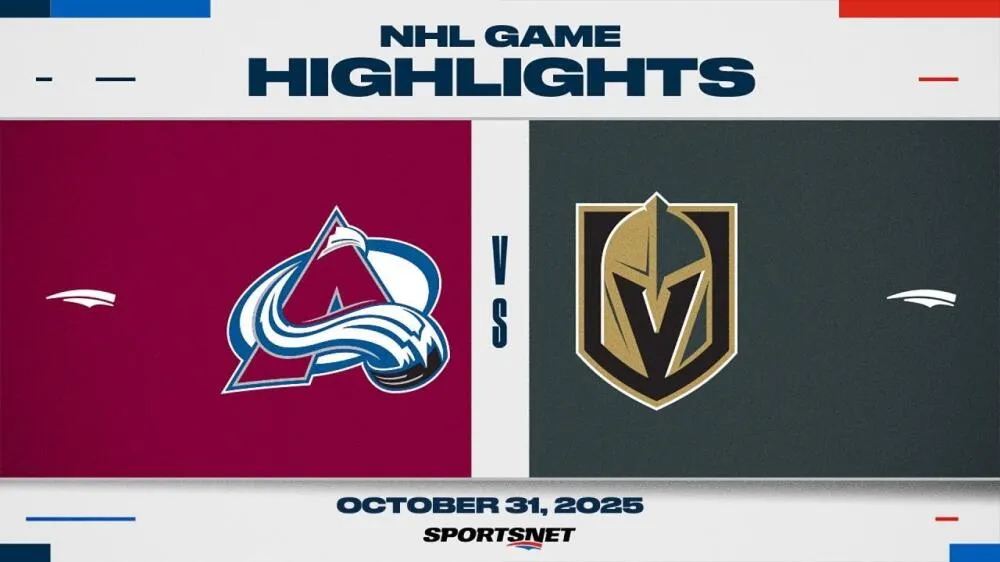 Martin Necas leads Colorado Avalanche to 4-2 win over Vegas Golden Knights on Halloween 2025 - Article News sur NHL Insight
