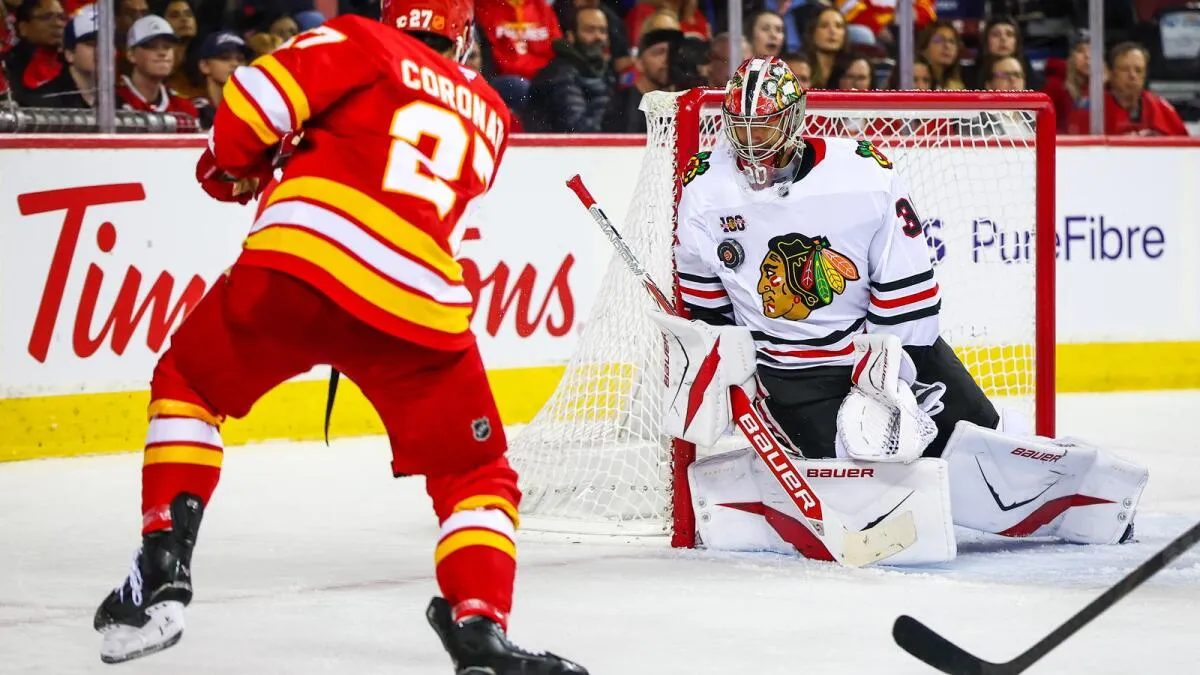 Connor Bedard leads Blackhawks past Flames 5-2: rookie’s four-point night rekindles Chicago’s playoff hopes - Article News sur NHL Insight