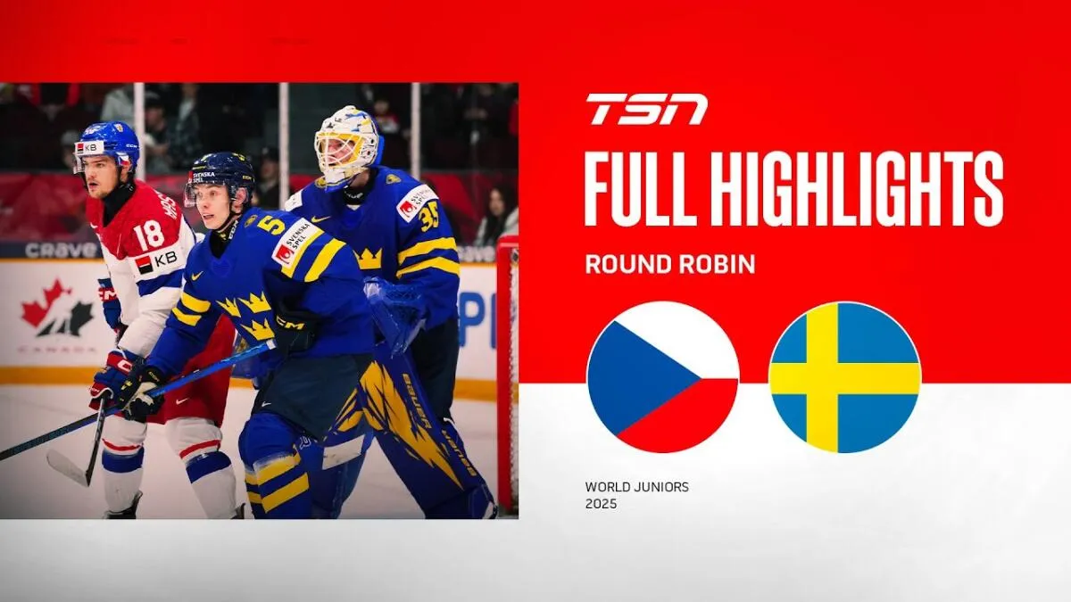 Czechia and Sweden advance to world junior championship final - Article News sur NHL Insight
