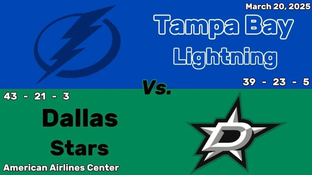 Dallas Stars vs Tampa Bay Lightning projected lineup October 30, 2025 - Article Draft & Prospects sur NHL Insight