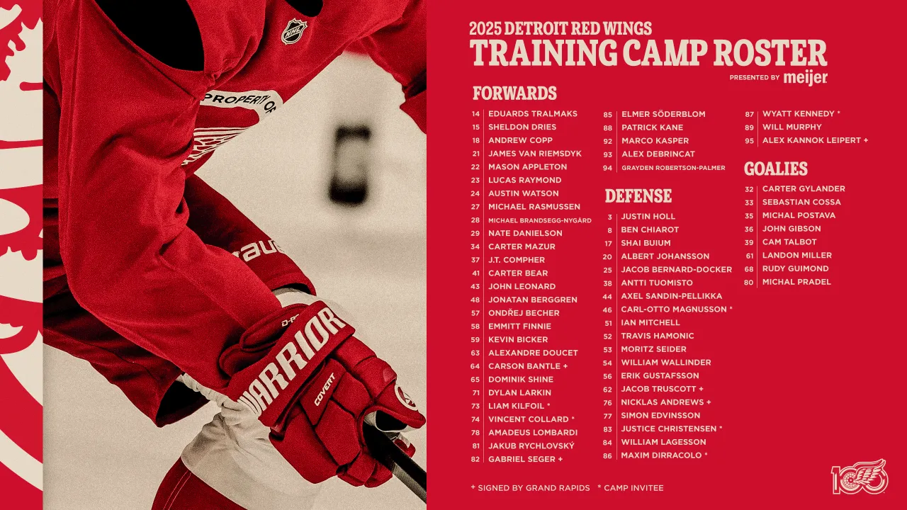 Detroit Red Wings roster tiers for the 2026-27 season - Article Analysis sur NHL Insight