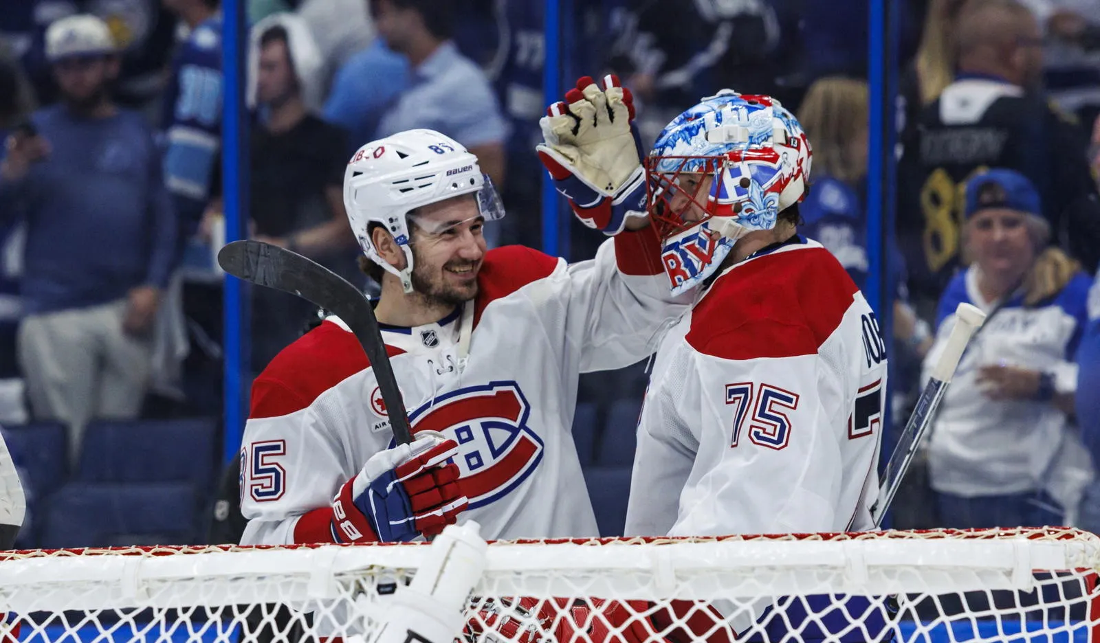 Jakub Dobes' confident chirp caps Canadiens' stunning Game 7 win over Lightning - Article News sur NHL Insight