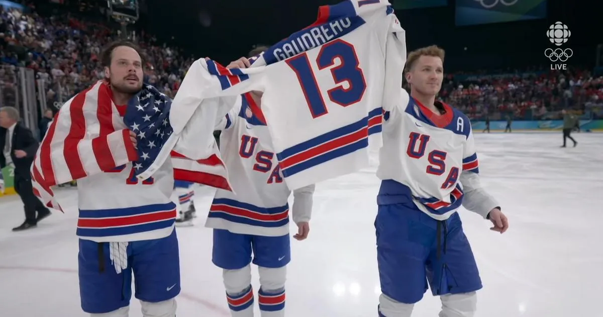 Team USA includes Johnny Gaudreau's kids in Olympic gold celebration - Article News sur NHL Insight