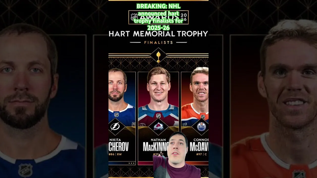 Ranking the NHL's three Hart Trophy finalists - Article Analysis sur NHL Insight