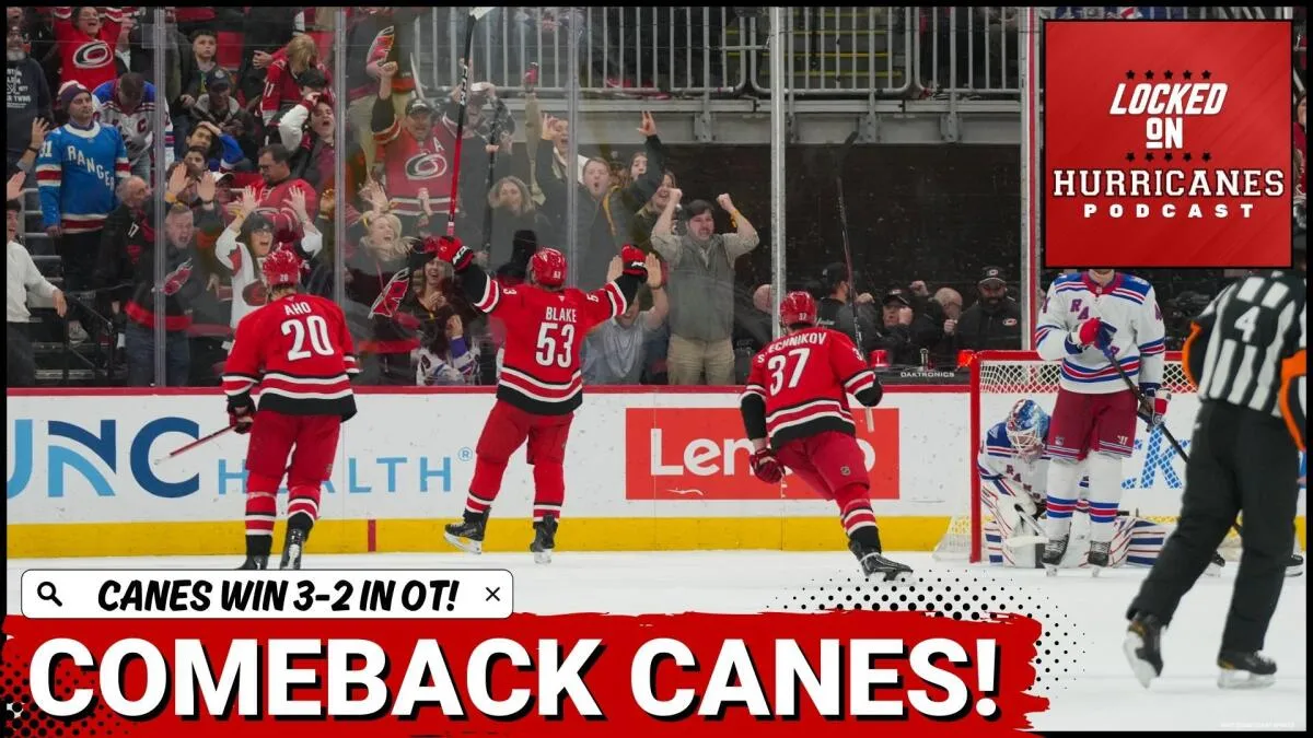 Hurricanes complete historic three-goal comeback in final two minutes against Utah Mammoth - Article News sur NHL Insight