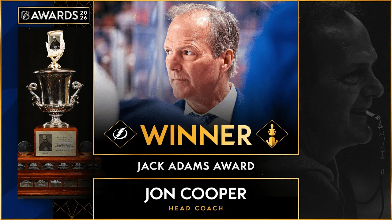 Cooper's Adjustments Secure Jack Adams Over Ruff Debate - Article Analysis sur NHL Insight