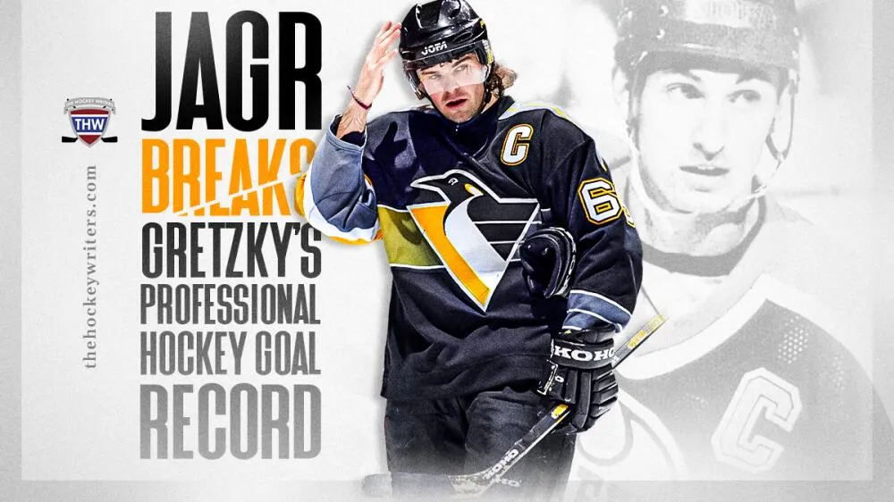 Jaromír Jágr Breaks Wayne Gretzky’s Combined Professional Goal Record at 50 - Article News sur NHL Insight