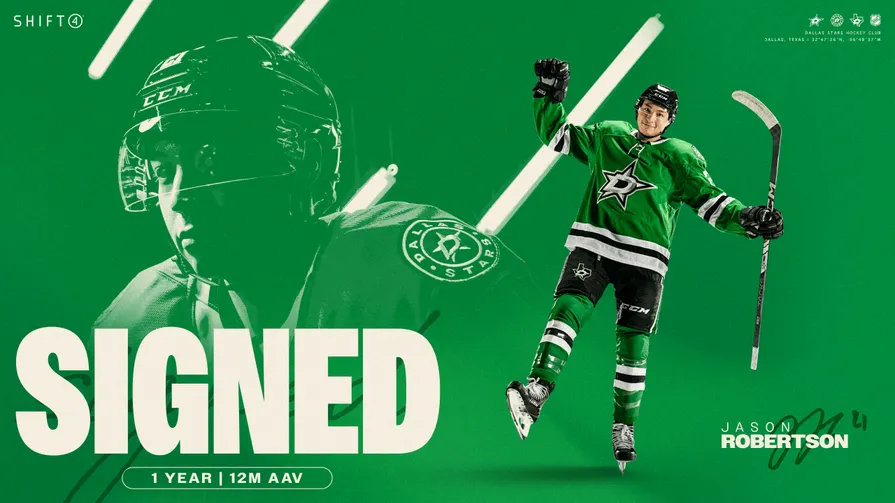 Dallas Stars sign Jason Robertson to one-year $12 million deal - Article News en vedette sur NHL Insight