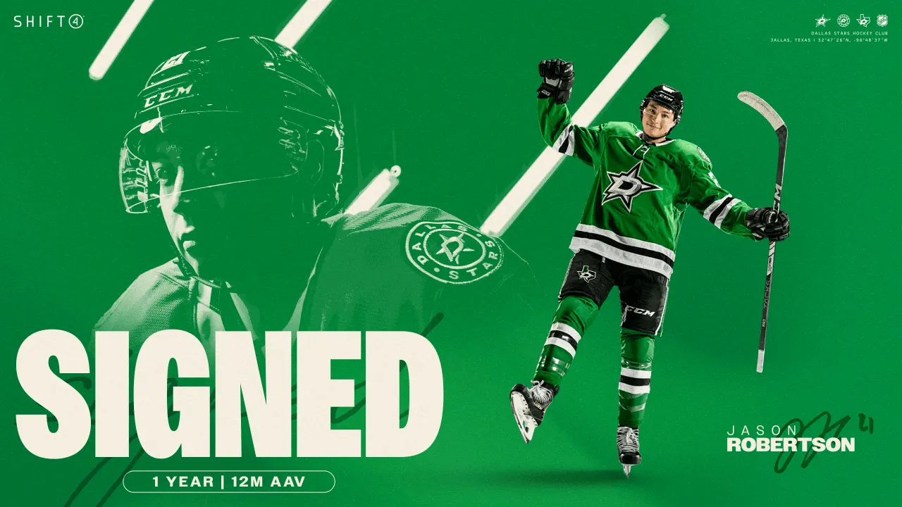 Dallas Stars sign Jason Robertson to one-year $12 million deal - Article News sur NHL Insight