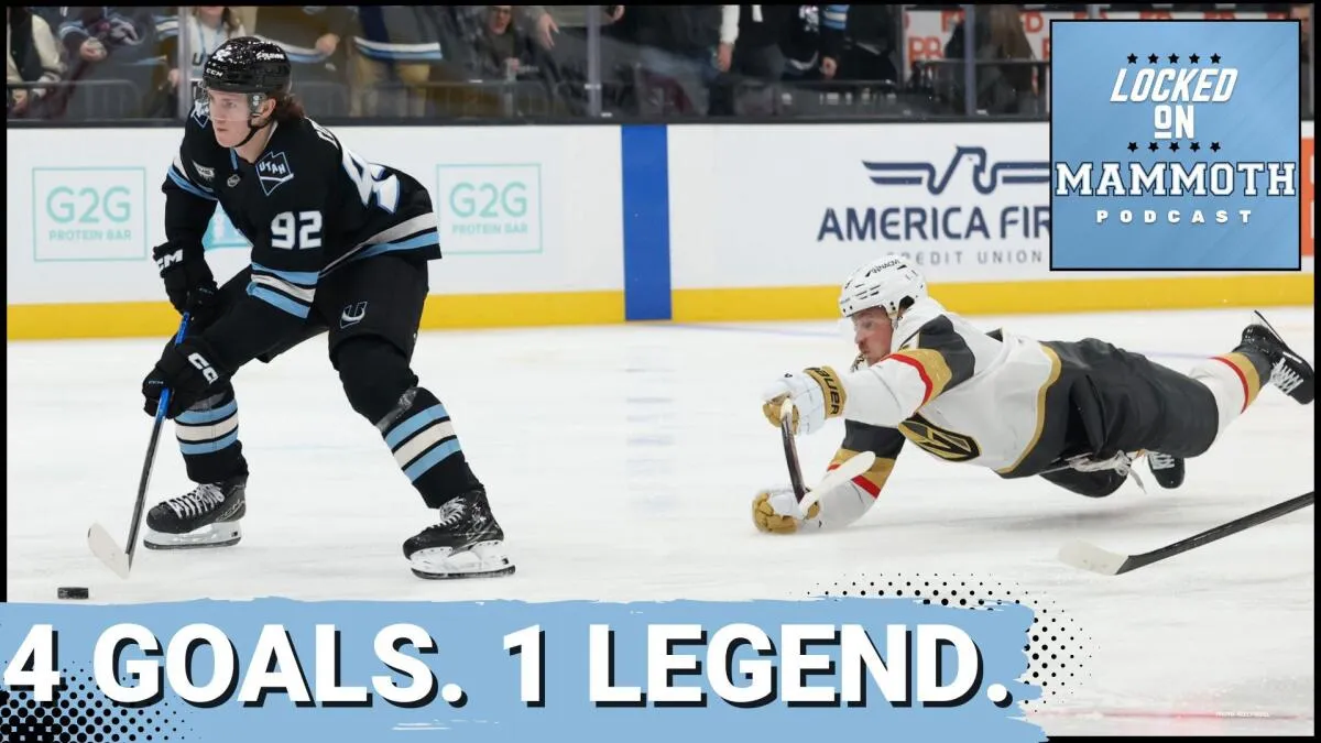 Utah Mammoth vs Vegas Golden Knights 5-1 Recap: Vejmelka's Redemption and Cooley's Historic Hat Trick - Article Analysis sur NHL Insight