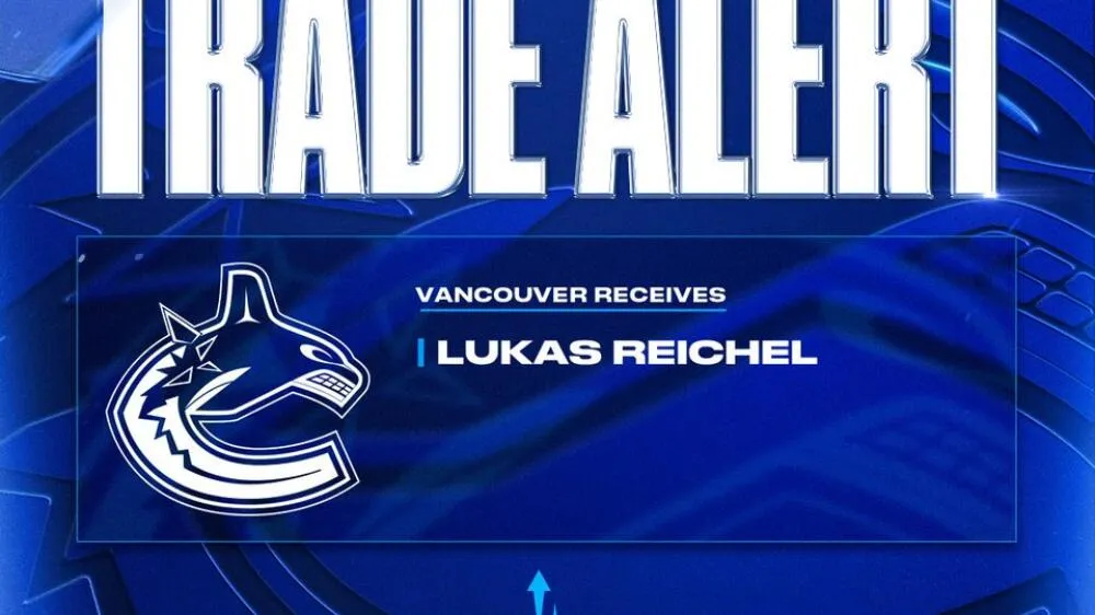 Lukas Reichel Vancouver Canucks trade for 2027 fourth-round pick - Article Analysis sur NHL Insight