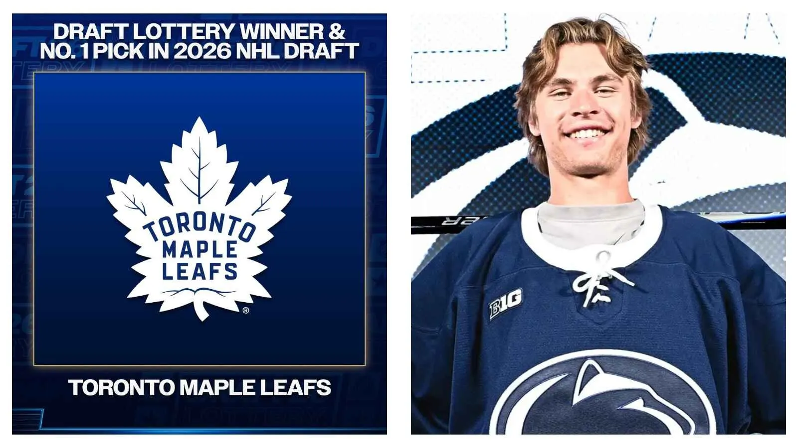 Toronto Maple Leafs win top pick in 2026 NHL draft lottery - Article Draft & Prospects sur NHL Insight