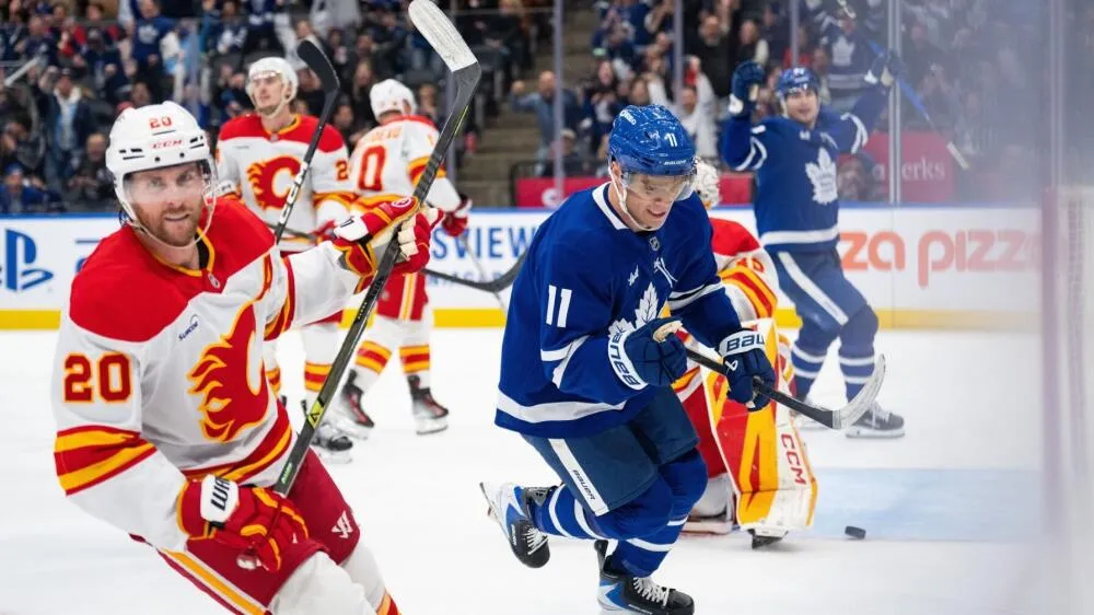 Maple Leafs rally to beat Flames 4-3 behind Domi and Knies heroics - Article News sur NHL Insight
