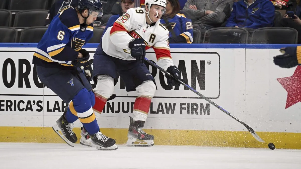 Florida Panthers star Matthew Tkachuk skating again in rehab after August surgery - Article Draft & Prospects sur NHL Insight