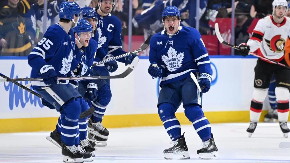 Max Domi scores twice to lift Maple Leafs past Flames 4-3 - Article News sur NHL Insight