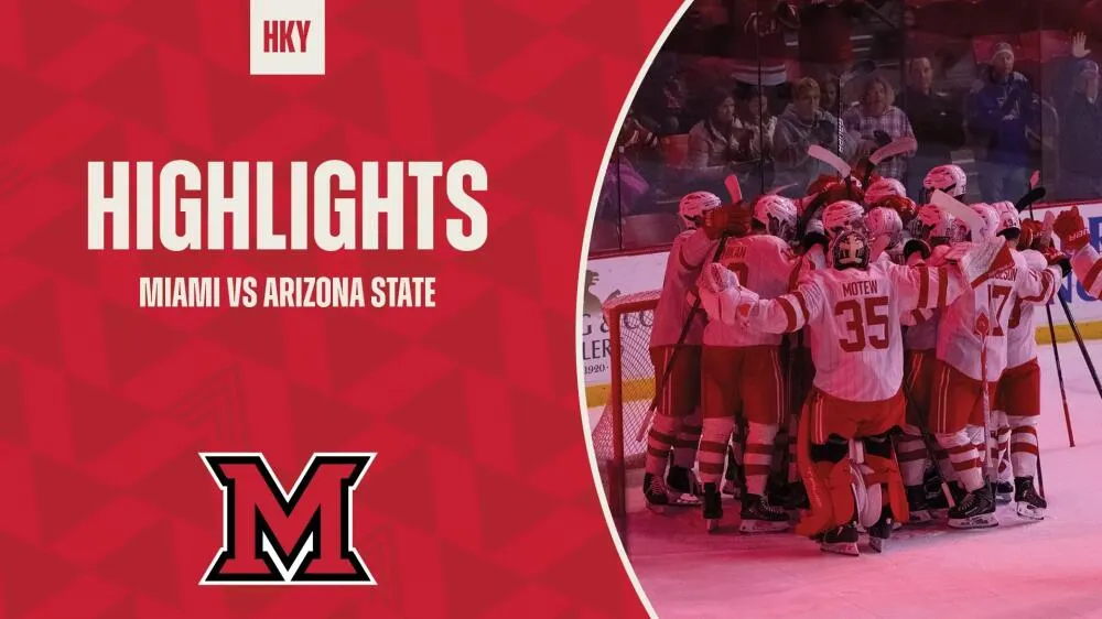 Miami RedHawks top Arizona State 5-2 to snap 41-game NCHC drought - Article News sur NHL Insight