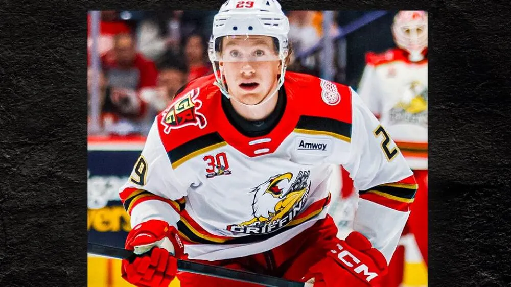 Detroit Red Wings recall Nate Danielson from Grand Rapids Griffins after strong AHL start - Article Draft & Prospects sur NHL Insight