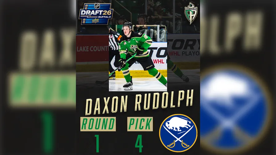 How Buffalo landed Daxon Rudolph fourth overall - Article Draft & Prospects en vedette sur NHL Insight