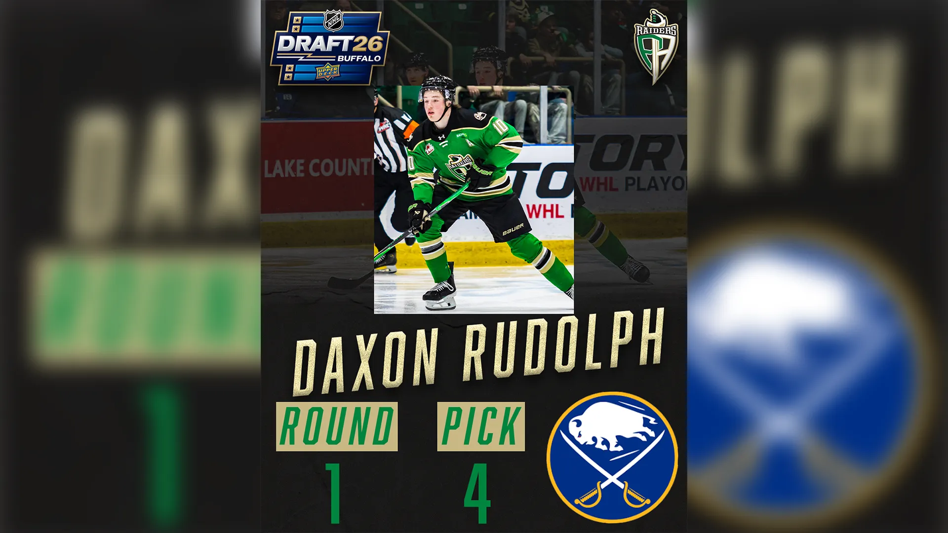 How Buffalo landed Daxon Rudolph fourth overall - Article Draft & Prospects sur NHL Insight