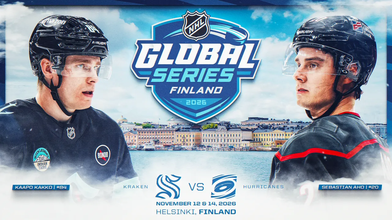 Hurricanes and Kraken set for NHL Global Series in Helsinki - Article News sur NHL Insight