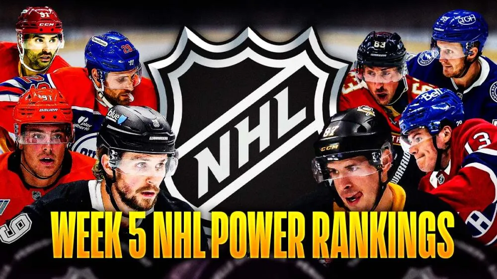 NHL Power Rankings Week 5: Surprising Contenders and Parity Define the Early Season - Article Analysis sur NHL Insight