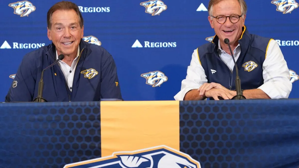 Nick Saban minority owner Nashville Predators: Legendary coach brings championship pedigree to NHL franchise - Article News sur NHL Insight
