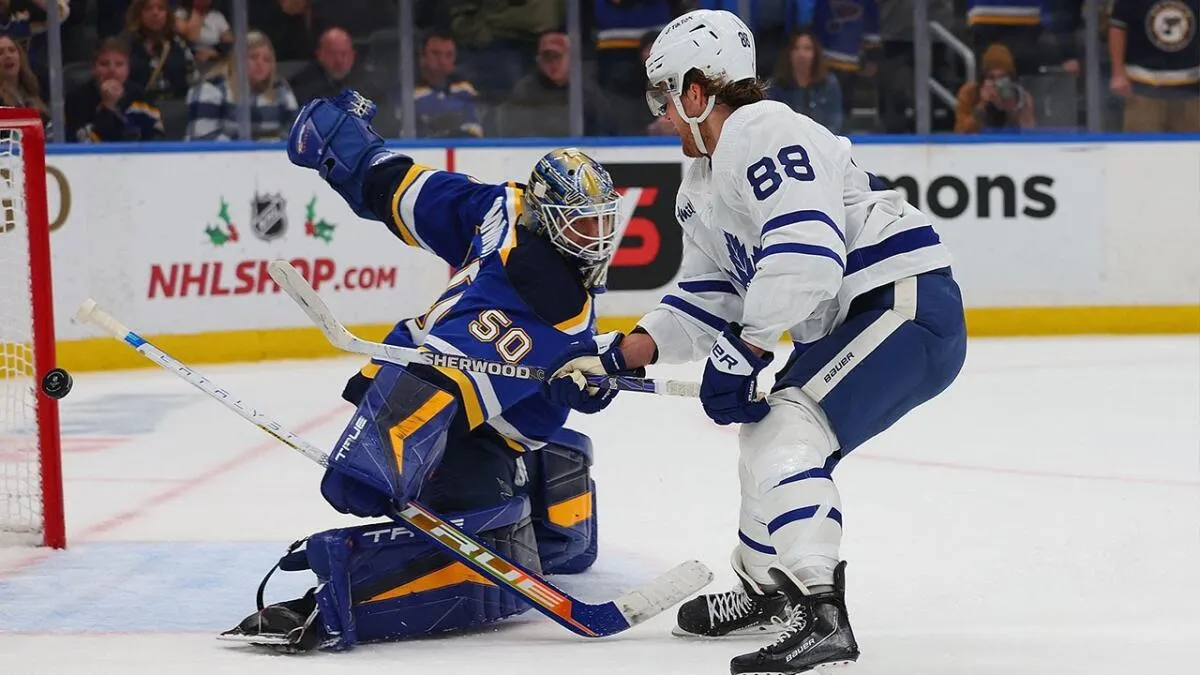 William Nylander overtime goal: Maple Leafs beat Blues 3-2 - Article News sur NHL Insight