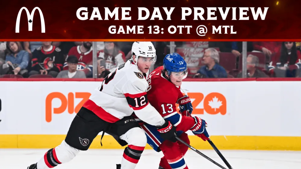 Ottawa Senators vs Montreal Canadiens projected lineup for November 1, 2025 - Article Analysis sur NHL Insight