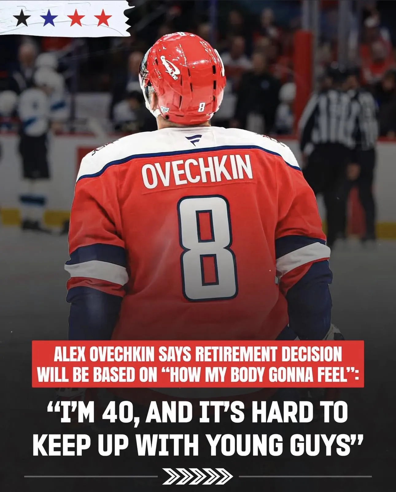 Ovechkin dodges Penguins' farewells as retirement decision looms - Article News sur NHL Insight
