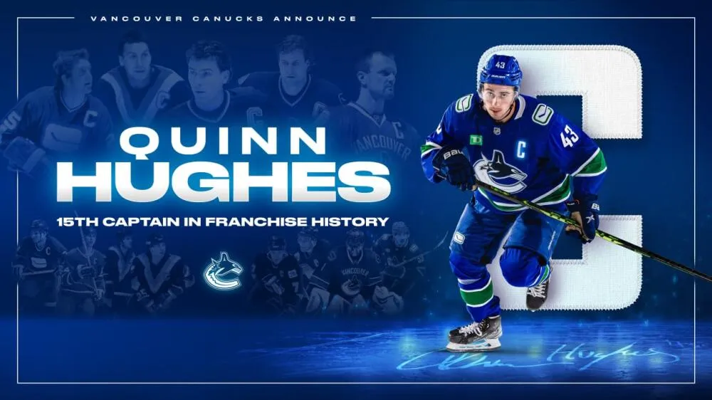 Quinn Hughes Canucks captain leadership challenges amid contract uncertainty - Article Analysis sur NHL Insight