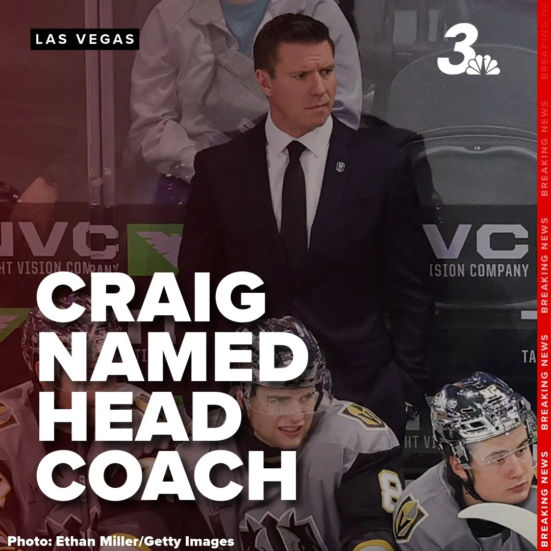 Ryan Craig takes Vegas reins after rapid coaching carousel - Article News sur NHL Insight