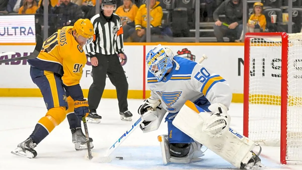 Steven Stamkos four-goal game Predators vs Blues 2025: Stamkos makes history in Nashville - Article News sur NHL Insight