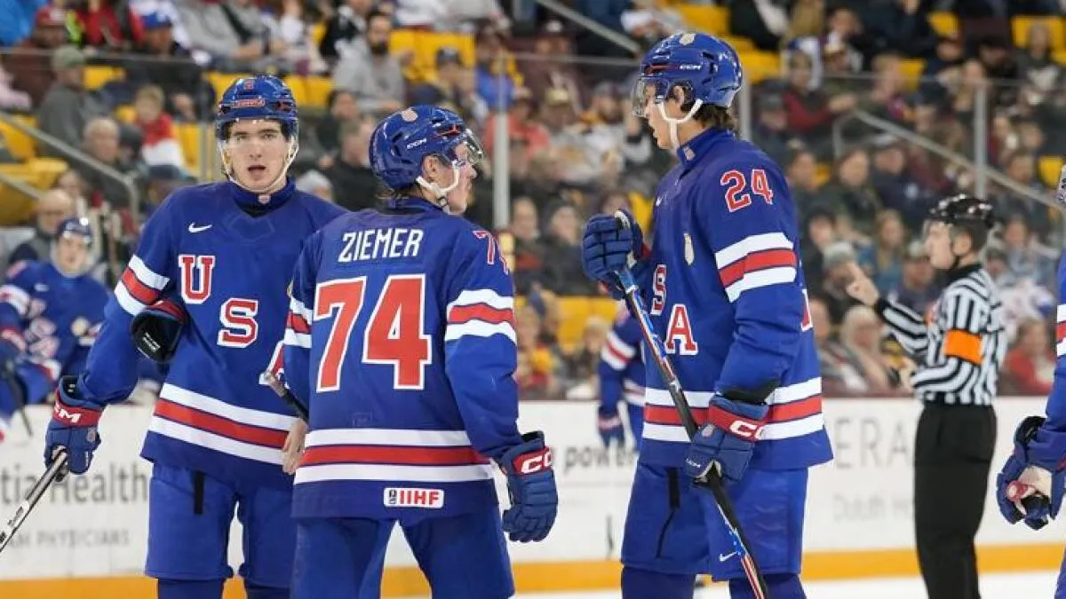 World Junior Championship 2025 USA vs Germany opening game recap: Zeller's two goals power 8-0 rout - Article News sur NHL Insight