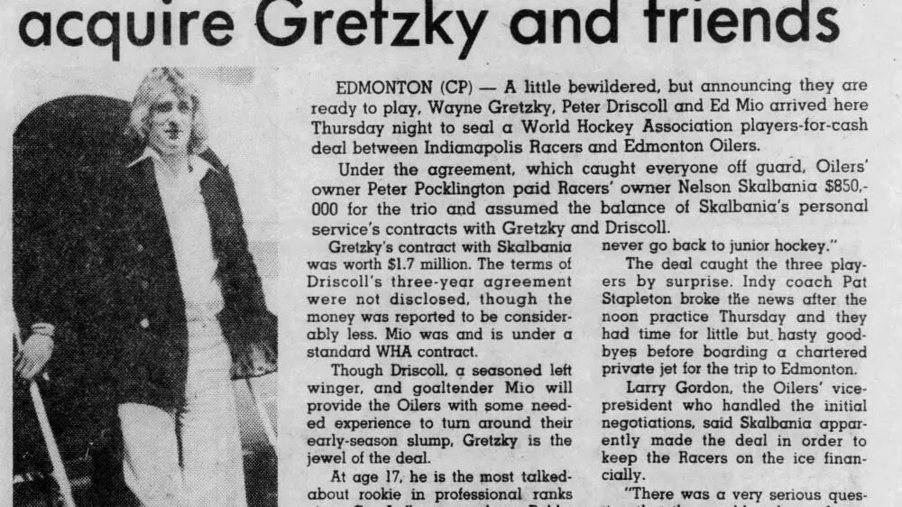 Wayne Gretzky’s 1978 Arrival in Edmonton: A Catalyst for Oilers’ Dynasty - Article Analysis sur NHL Insight